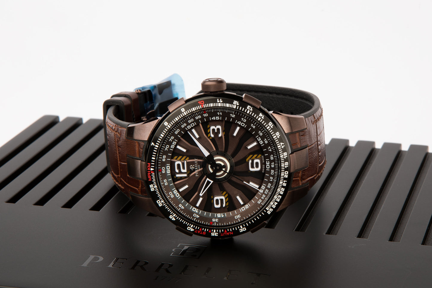 PERRELET TURBINE PILOT 48MM AUTOMATIC IN-HOUSE MOVEMENT MEN'S WATCH