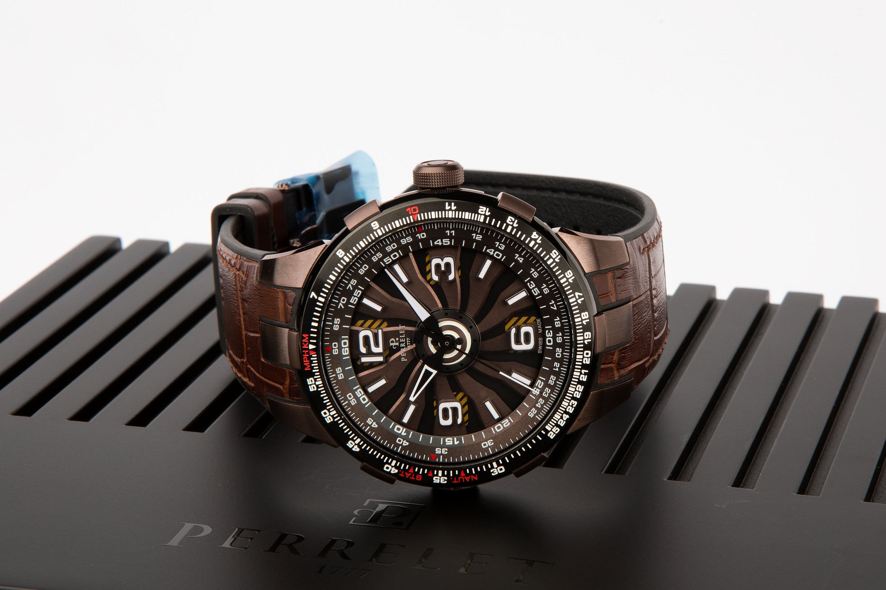 PERRELET TURBINE PILOT 48MM AUTOMATIC IN-HOUSE MOVEMENT MEN'S WATCH