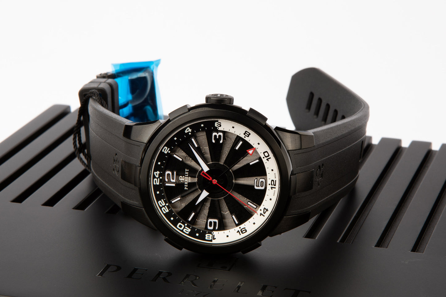 PERRELET TURBINE GMT WORLDMAP BLACK