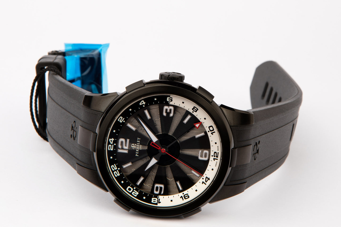 PERRELET TURBINE GMT WORLDMAP BLACK