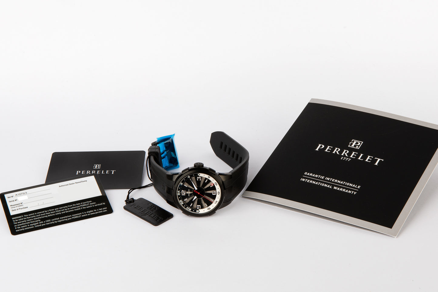 PERRELET TURBINE GMT WORLDMAP BLACK