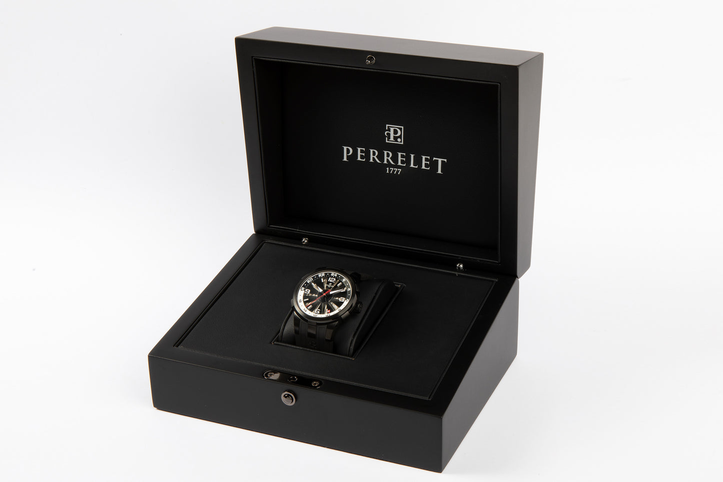 PERRELET TURBINE GMT WORLDMAP BLACK