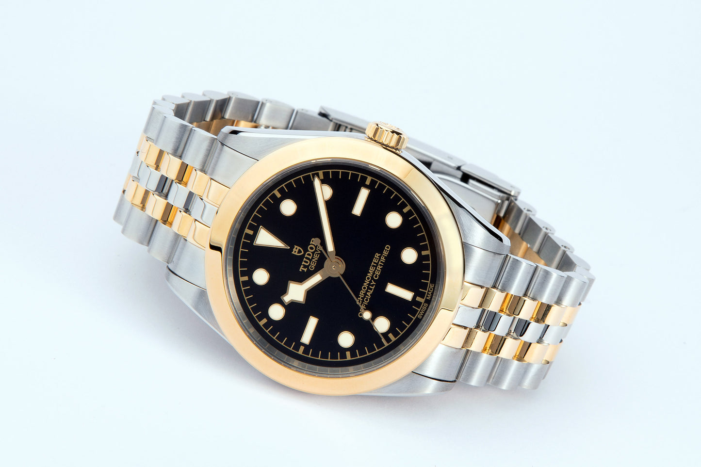 TUDOR BLACK 39 BAY S&G