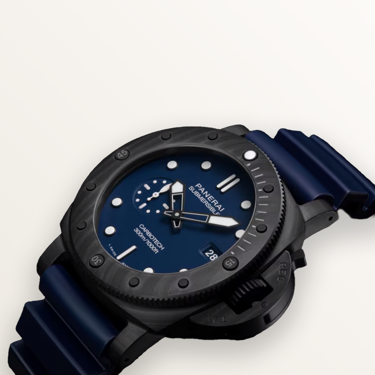 PANERAI SUMERSIBLE QUARANTAQUATTRO CARBOTECH BLU ABISSO
