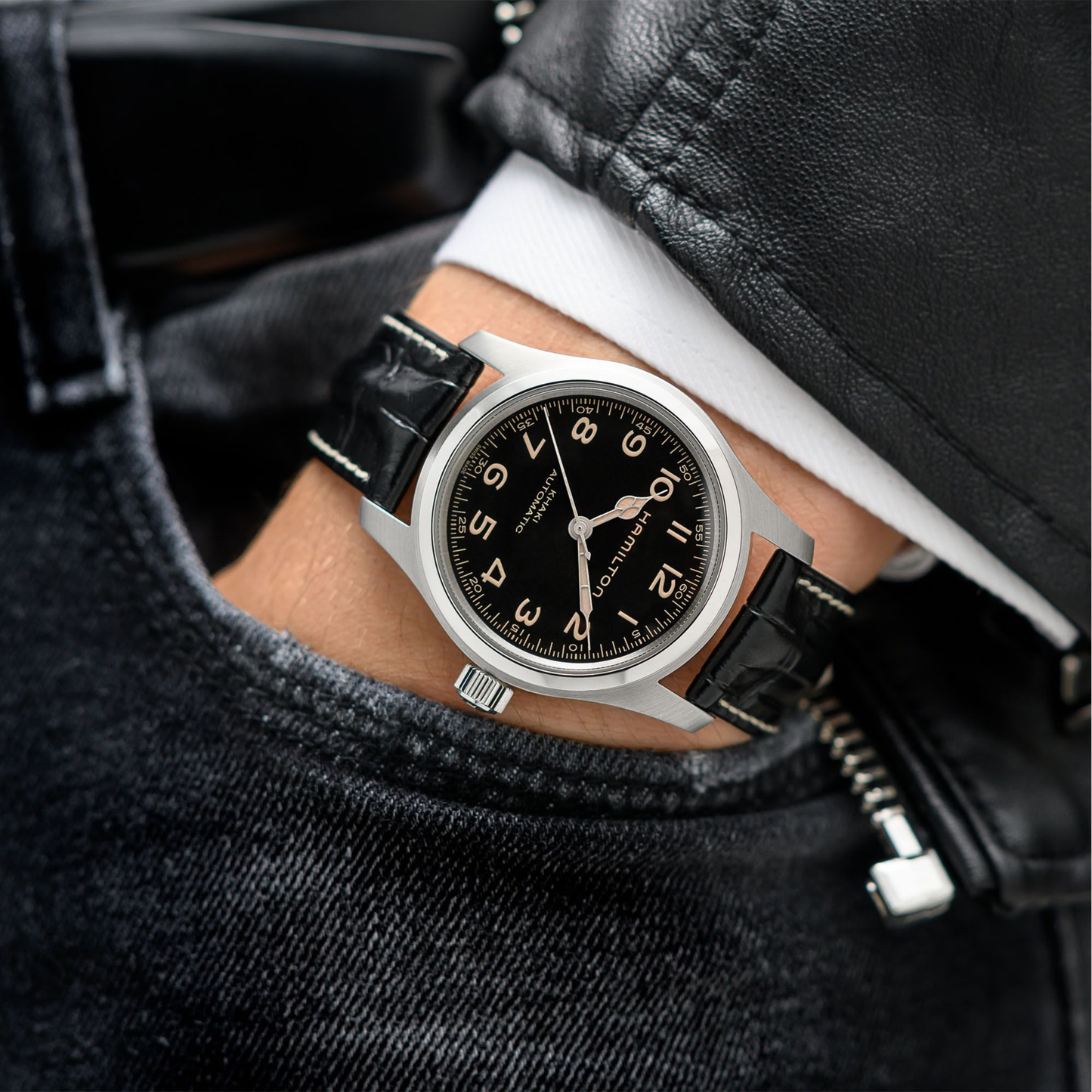 HAMILTON KHAKI FIELD MURPH AUTO