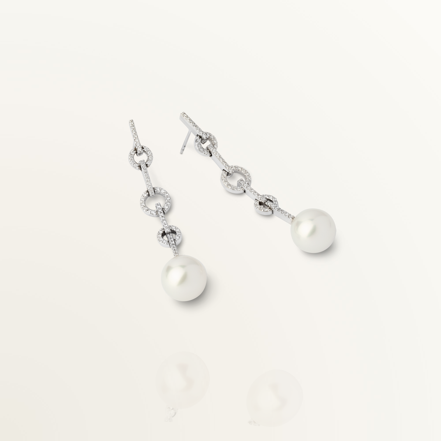 UNIÓN SUIZA PENDIENTES PERLAS