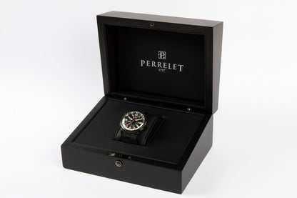 PERRELET TURBINE GMT WORLDMAP BLACK