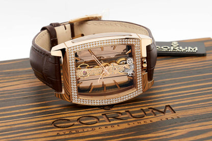 CORUM GOLDEN BRIDGE CLASSIC ROSE GOLD DIAMONDS