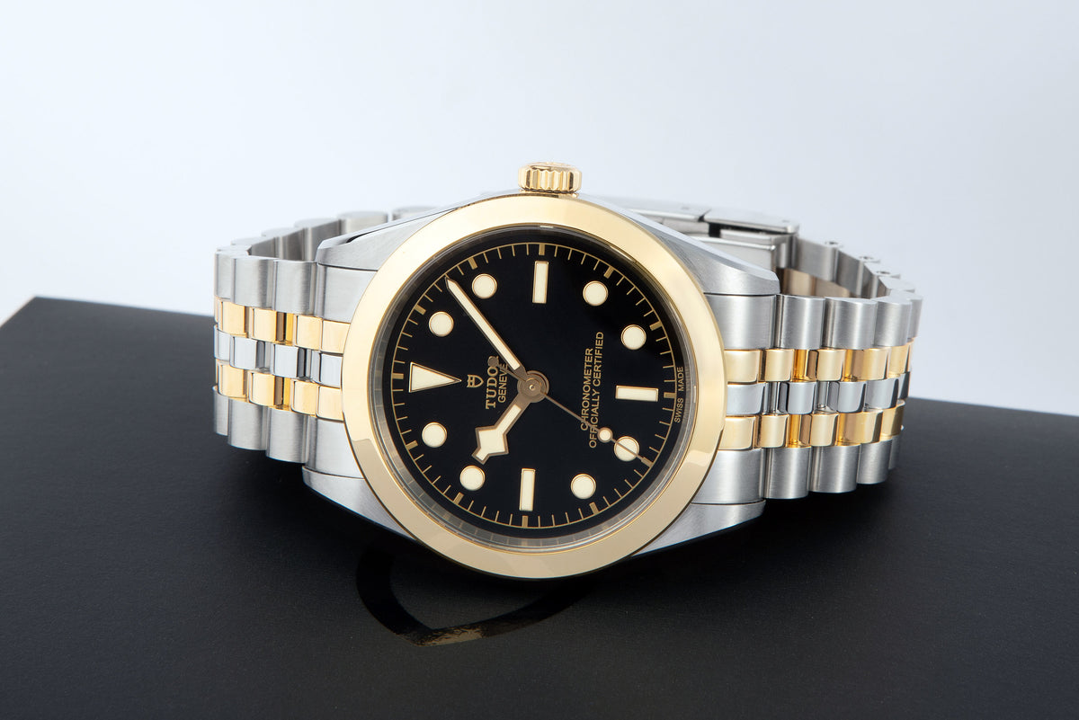 TUDOR BLACK 39 BAY S&G