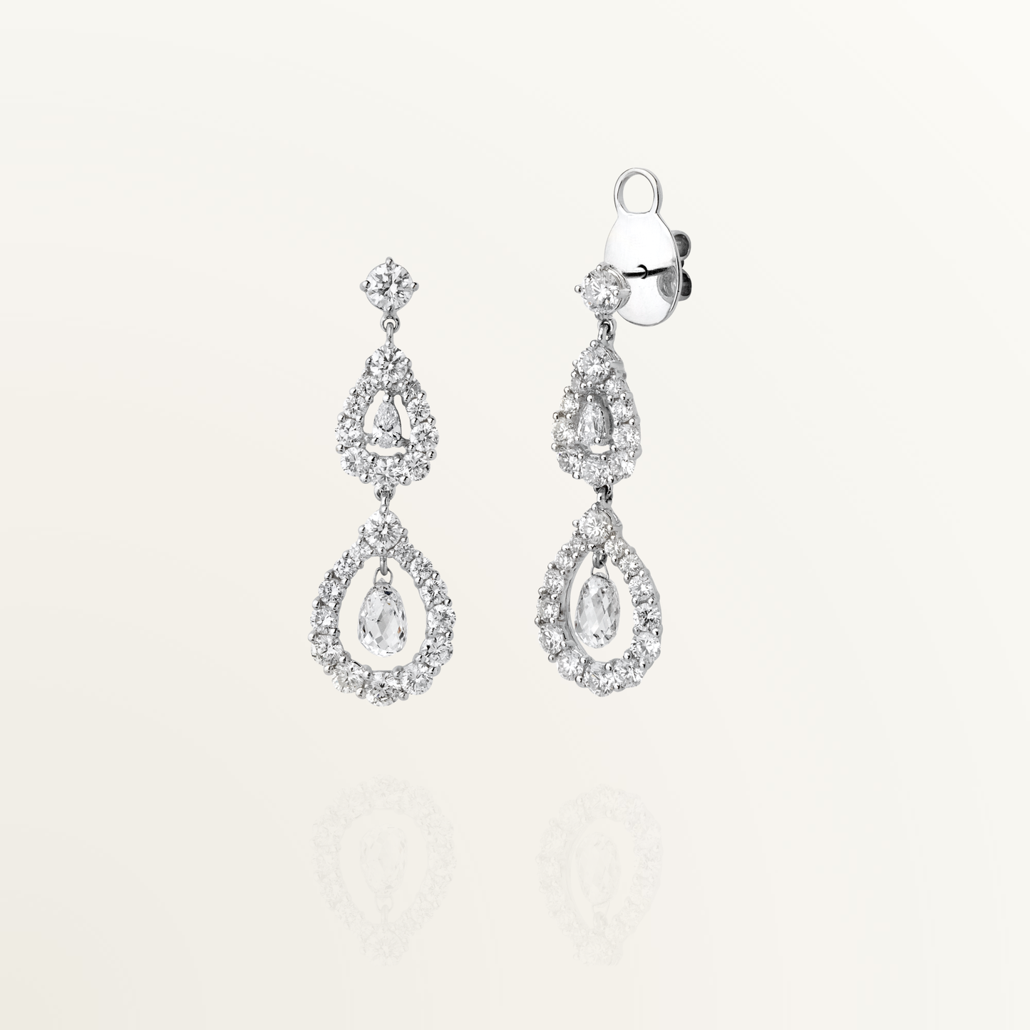 UNIÓN SUIZA PENDIENTES DIAMANTES