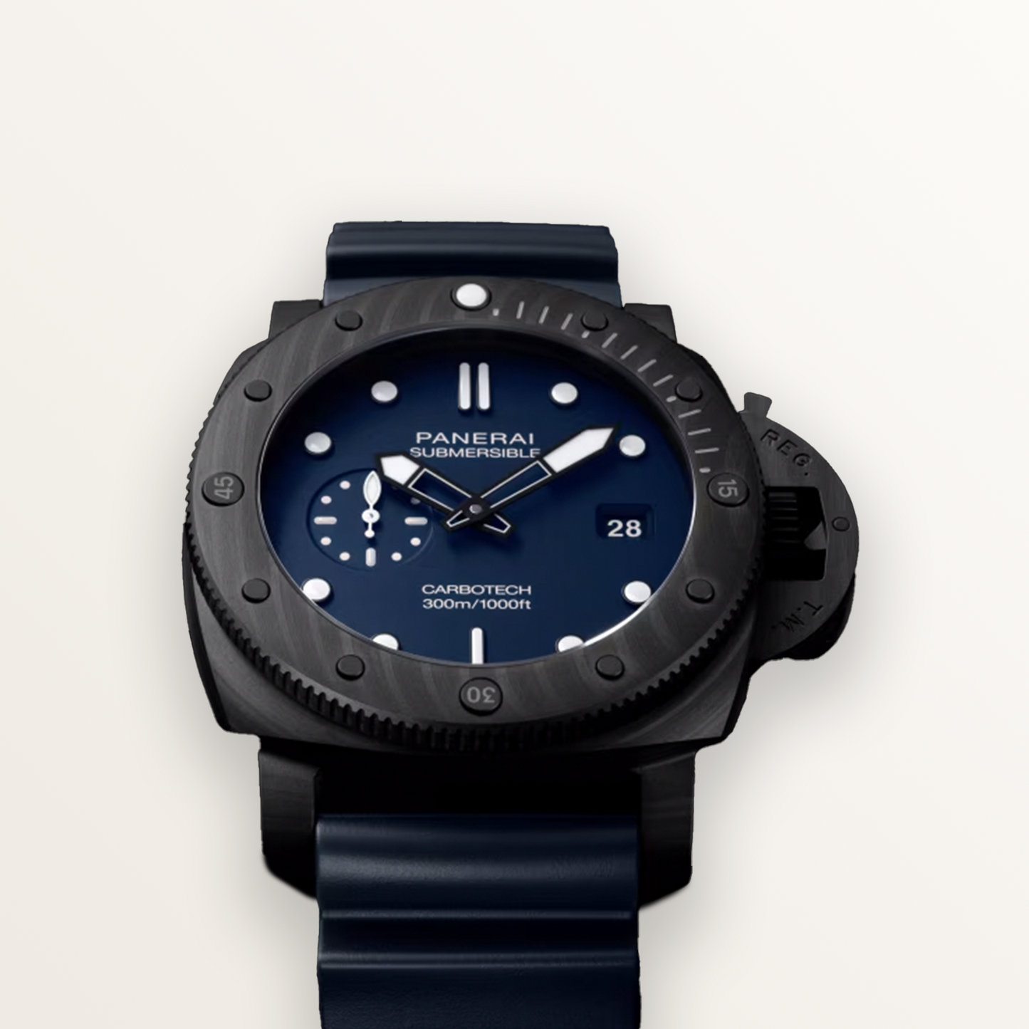 PANERAI SUMERSIBLE QUARANTAQUATTRO CARBOTECH BLU ABISSO