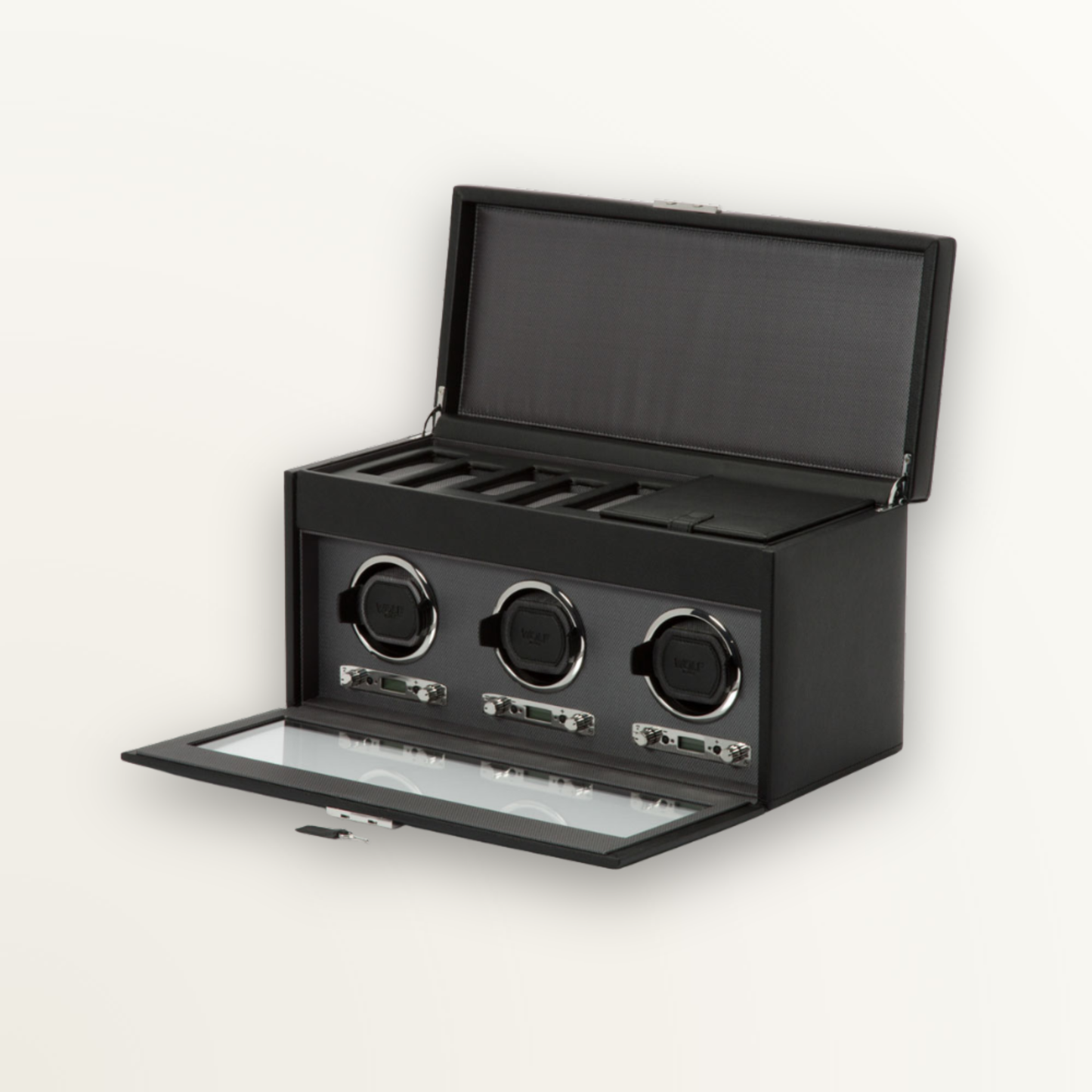 WOLF ESTUCHE VICEROY TRIPLE WINDER WITH STORAGE