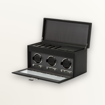 WOLF ESTUCHE VICEROY TRIPLE WINDER WITH STORAGE