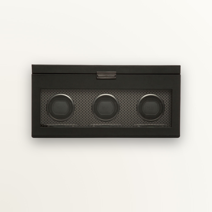 WOLF AXIS TRIPLE WATCH WINDER WITH STORAGE
