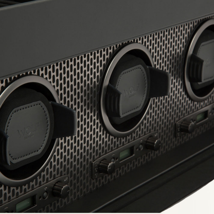 WOLF AXIS TRIPLE WATCH WINDER WITH STORAGE