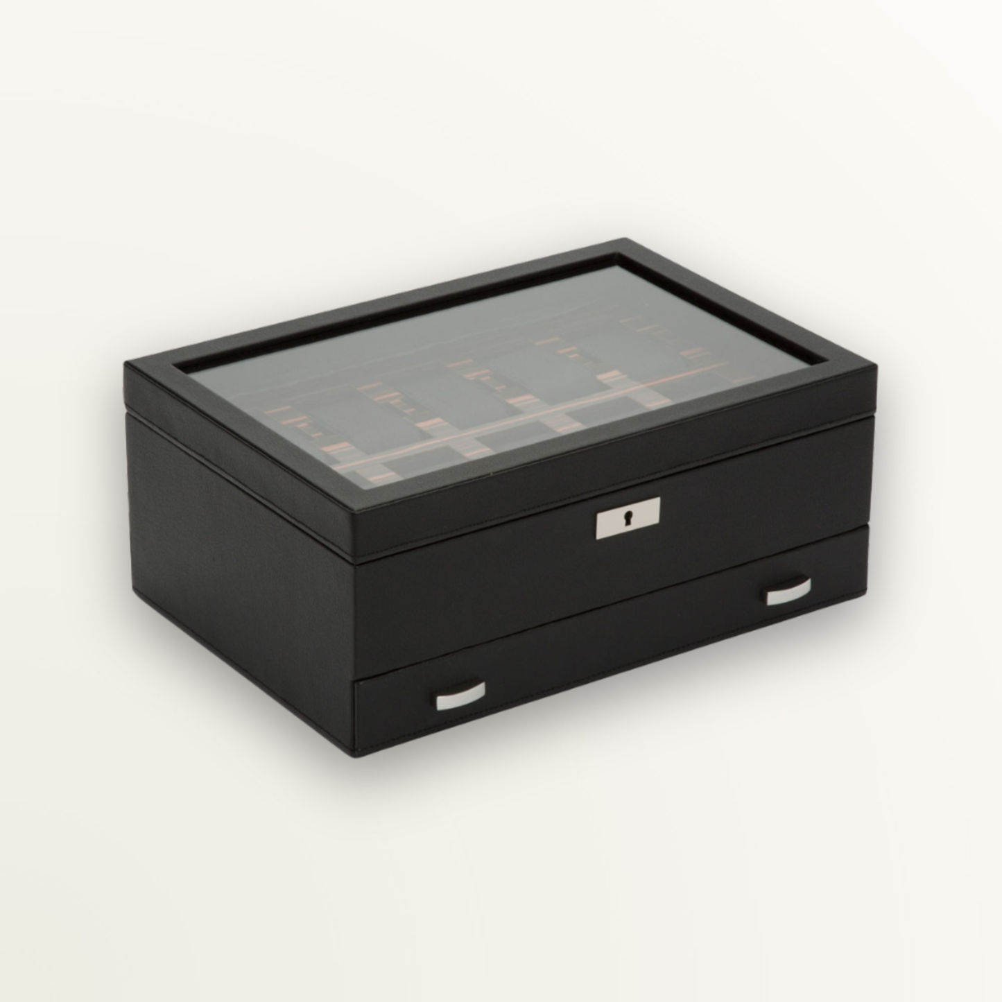 WOLF ROADSTER 10 PC WATCH BOX WITH DRAWER CASE