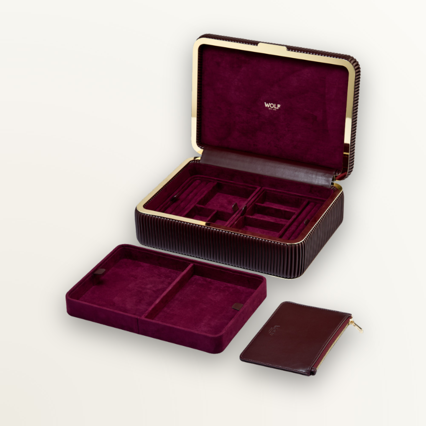 WOLF BELLA MEDIUM JEWELLERY BOX CASE