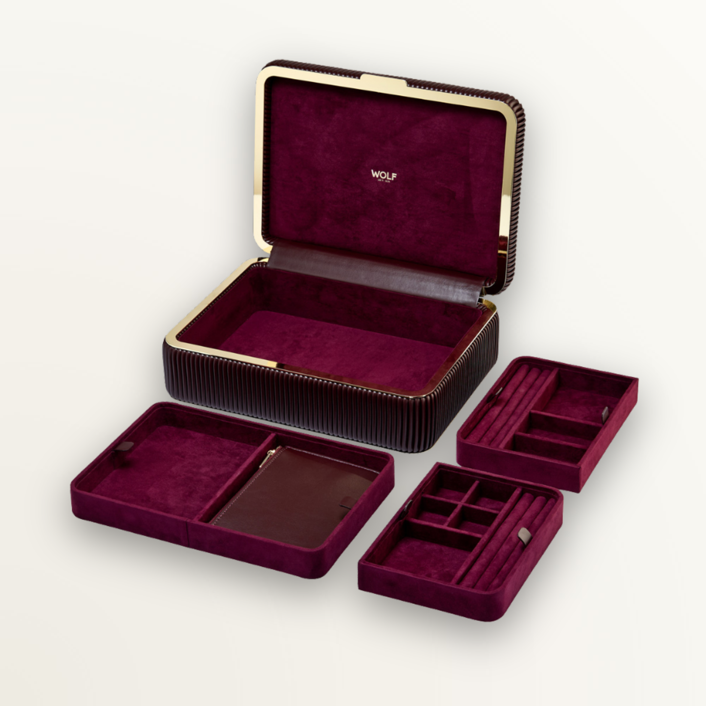 WOLF BELLA MEDIUM JEWELLERY BOX CASE