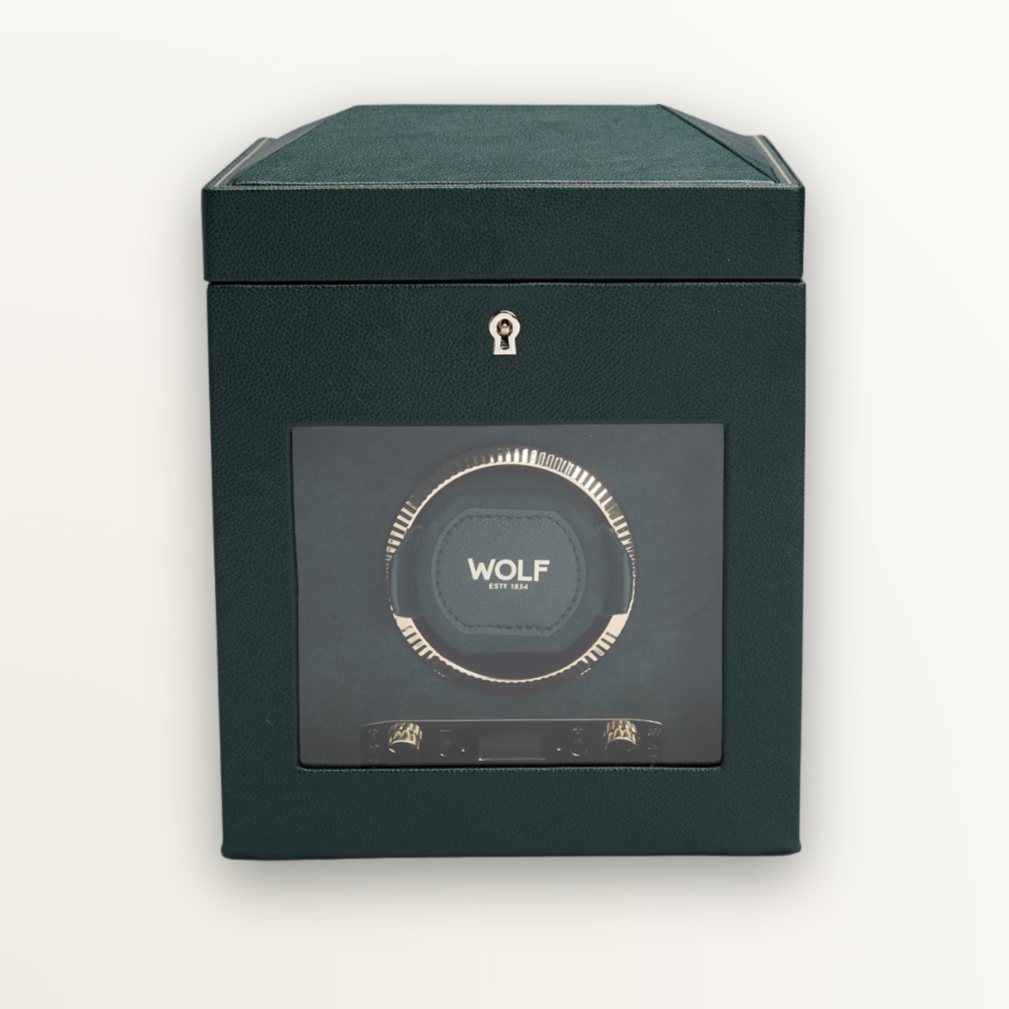 WOLF BRITISH RACING SINGLE WATCH WINDER WITH STORAGE