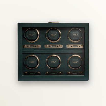 WOLF BRITISH RACING 6 PIECE WATCH WINDER