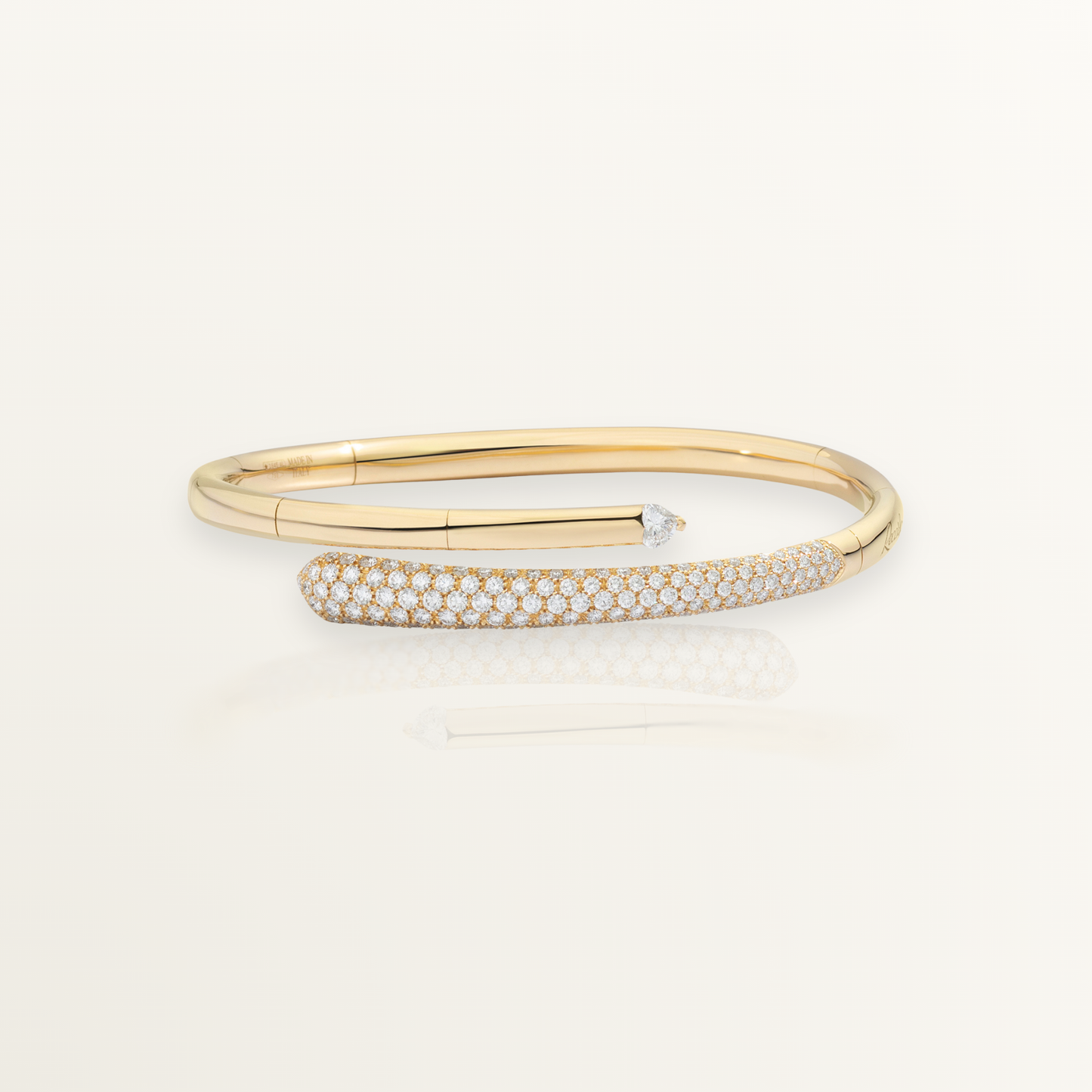 RECARLO ANNIVERSARY LOVE YELLOW GOLD BRACELET