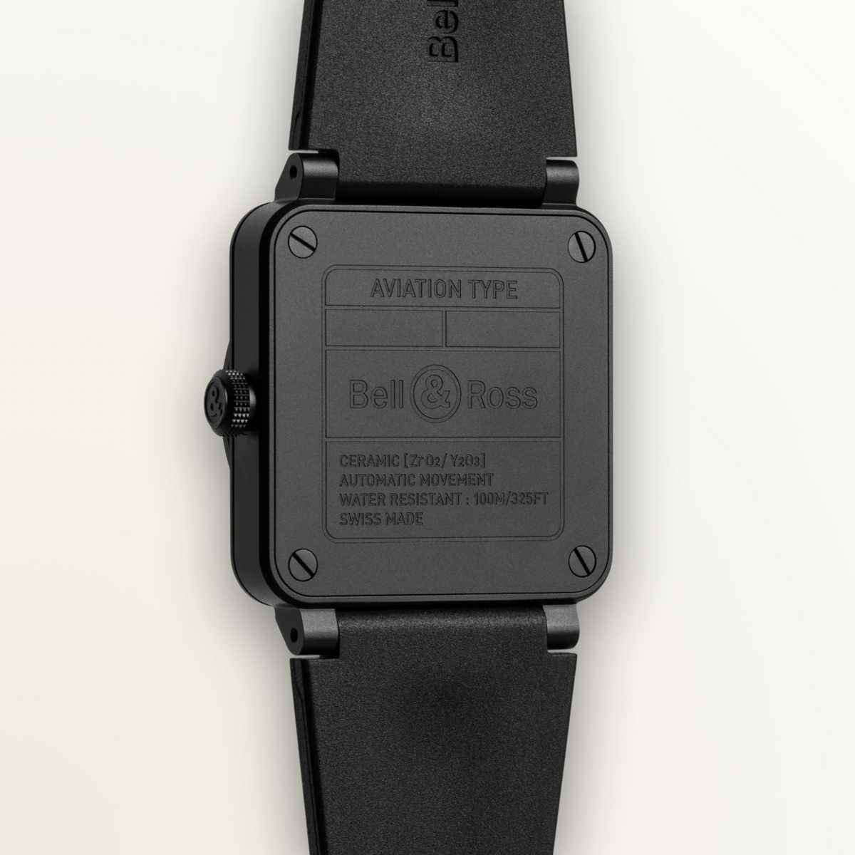 BELL AND ROSS BR-03 SKELETON BLACK CERAMIC