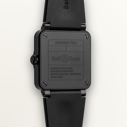 BELL AND ROSS BR-03 SKELETON BLACK CERAMIC