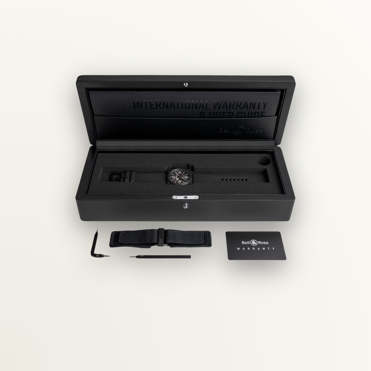 BELL AND ROSS BR-03 SKELETON BLACK CERAMIC