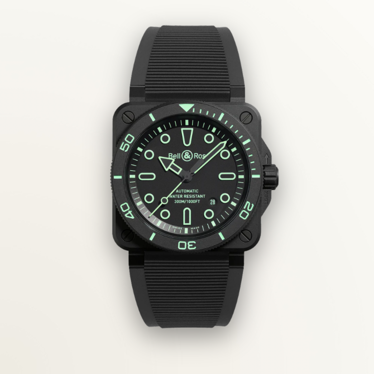 BELL AND ROSS BR-03 DIVER LUM OUTLINE