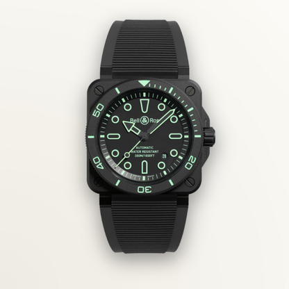 BELL AND ROSS BR-03 DIVER LUM OUTLINE