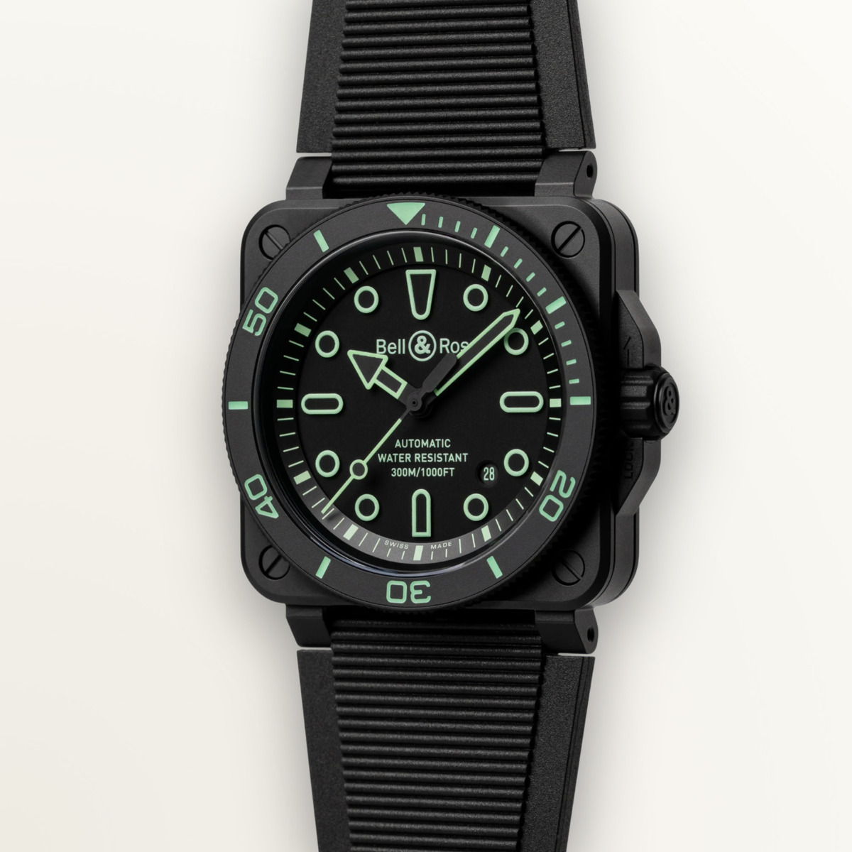 BELL AND ROSS BR-03 DIVER LUM OUTLINE