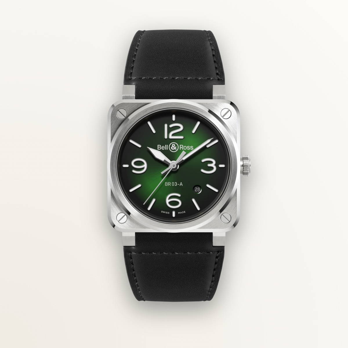 BELL AND ROSS BR 03 GREEN STEEL
