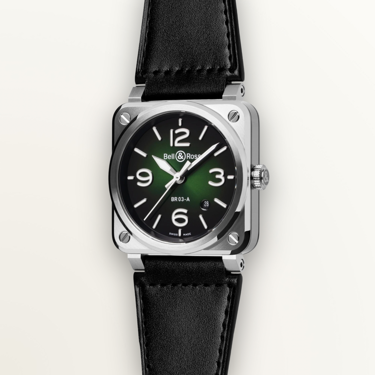 BELL AND ROSS BR 03 GREEN STEEL