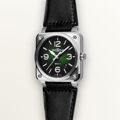 BELL AND ROSS BR 03 GREEN STEEL