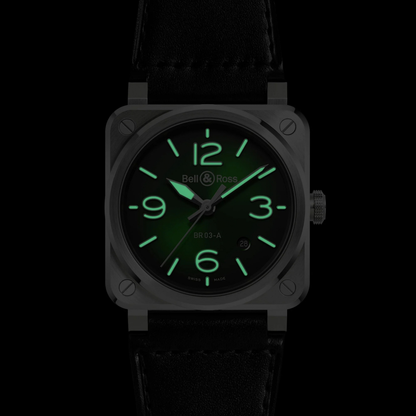 BELL AND ROSS BR 03 GREEN STEEL