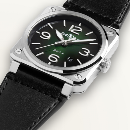 BELL AND ROSS BR 03 GREEN STEEL