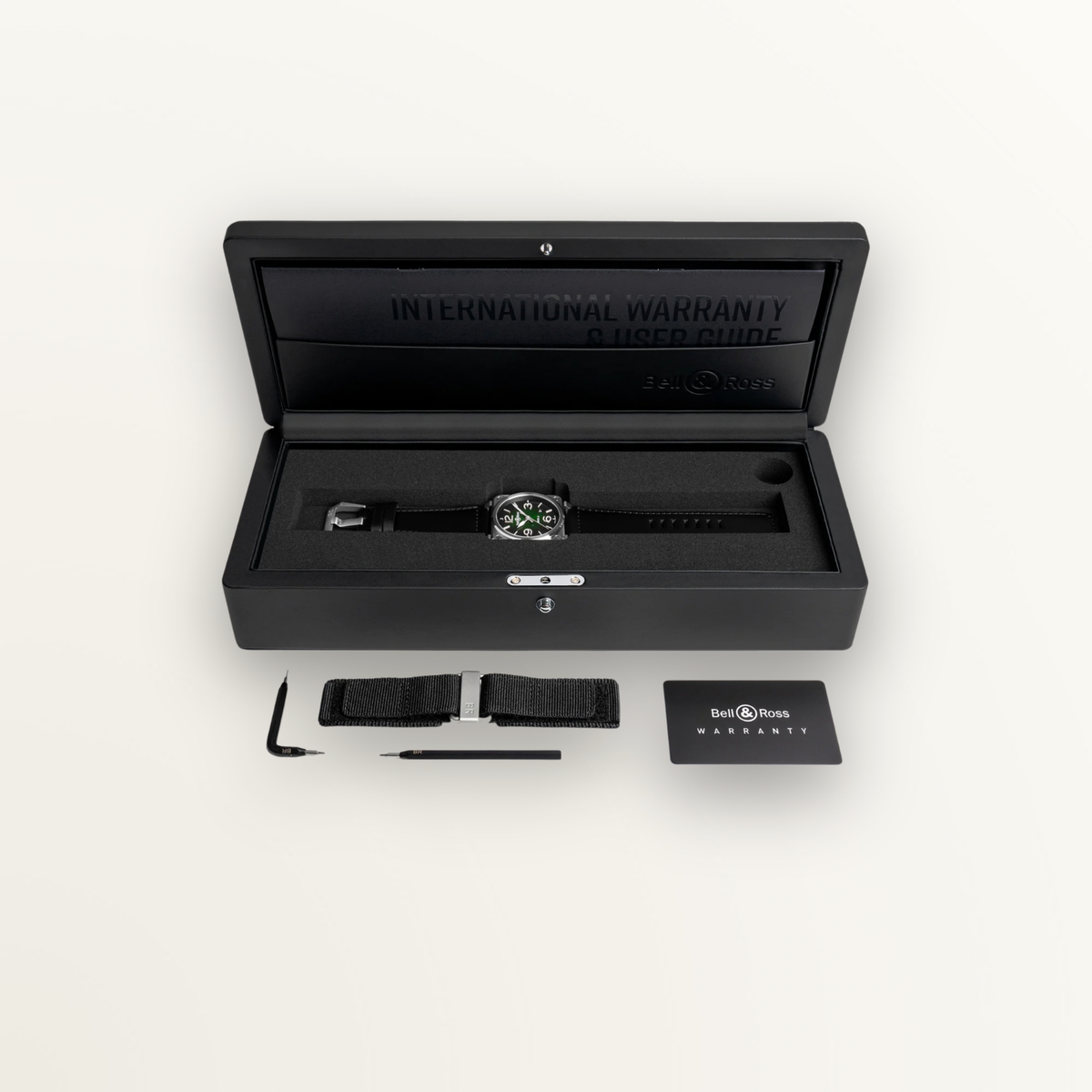 BELL AND ROSS BR 03 GREEN STEEL