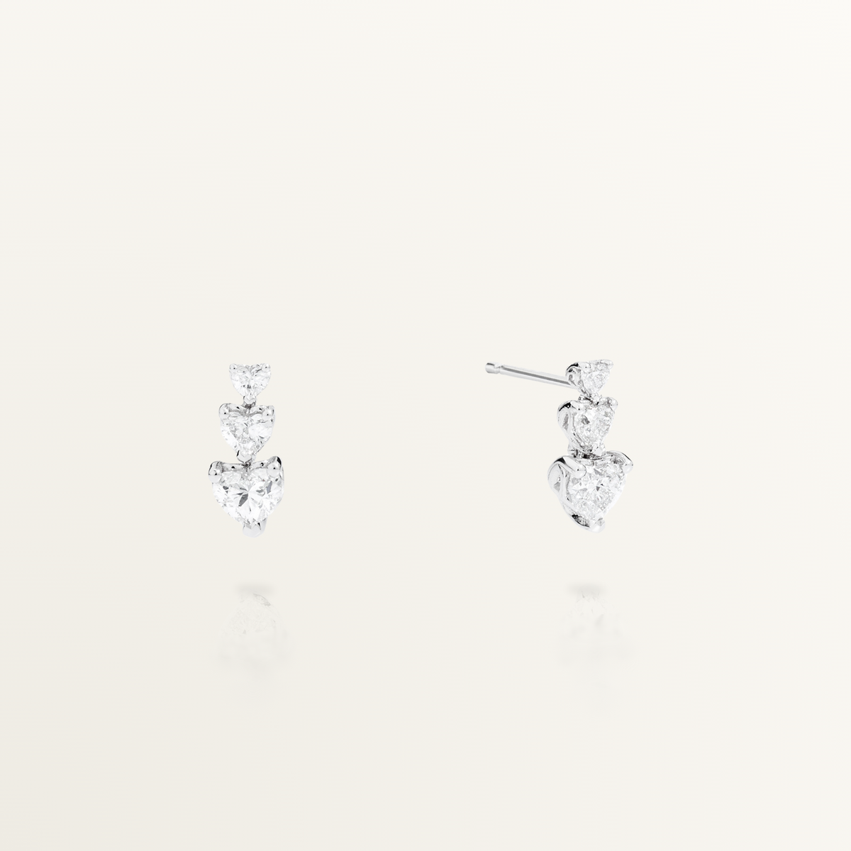 RECARLO ANNIVERSARY LOVE ARRACADES OR BLANC