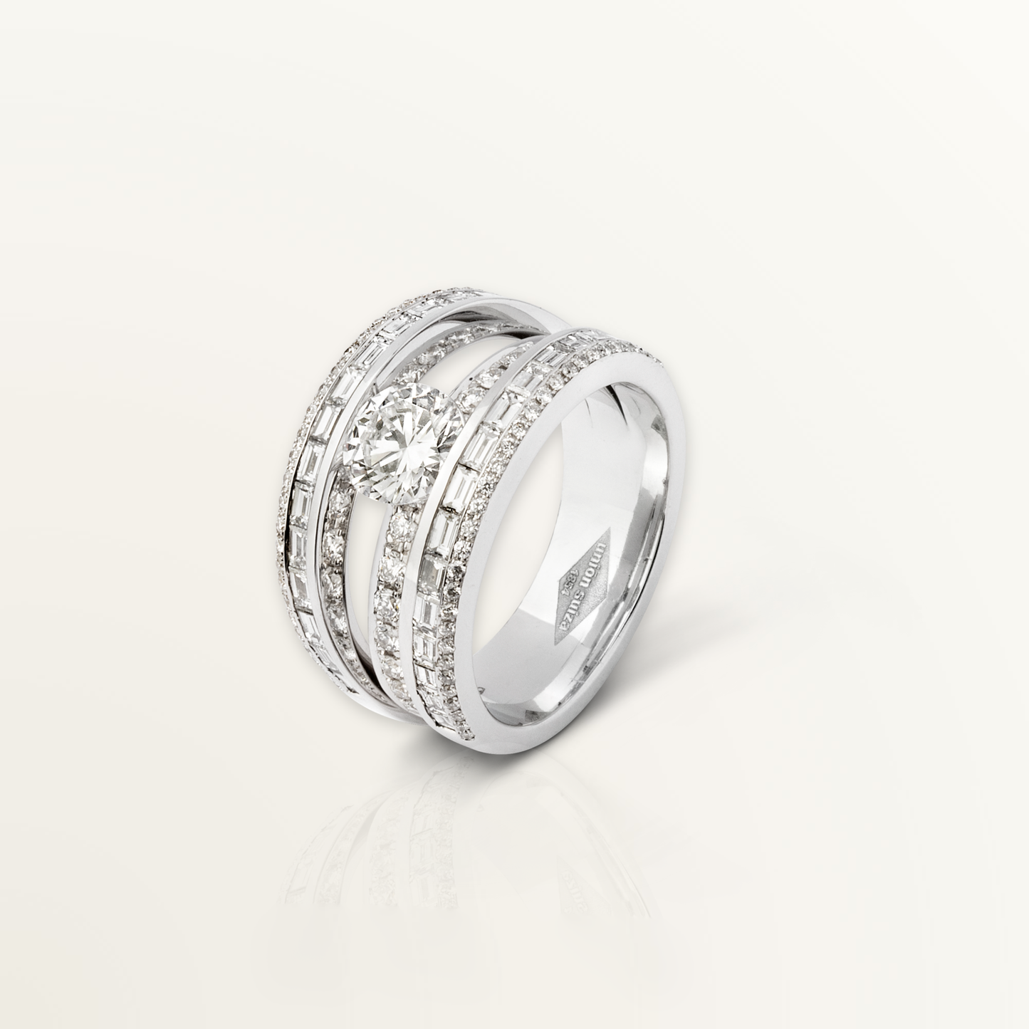 UNIÓN SUIZA ANILLO DIAMANTES