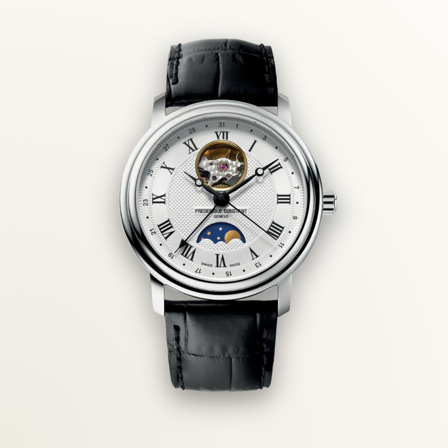 FREDERIQUE CONSTANT CLASSICS HEART BEAT MOONPHASE DATE