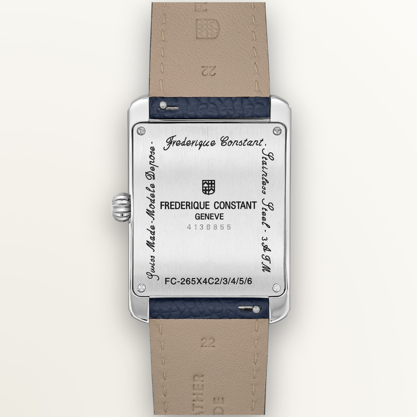 FREDERIQUE CONSTANT CLASSICS CARREE CALENDAR MOONPHASE