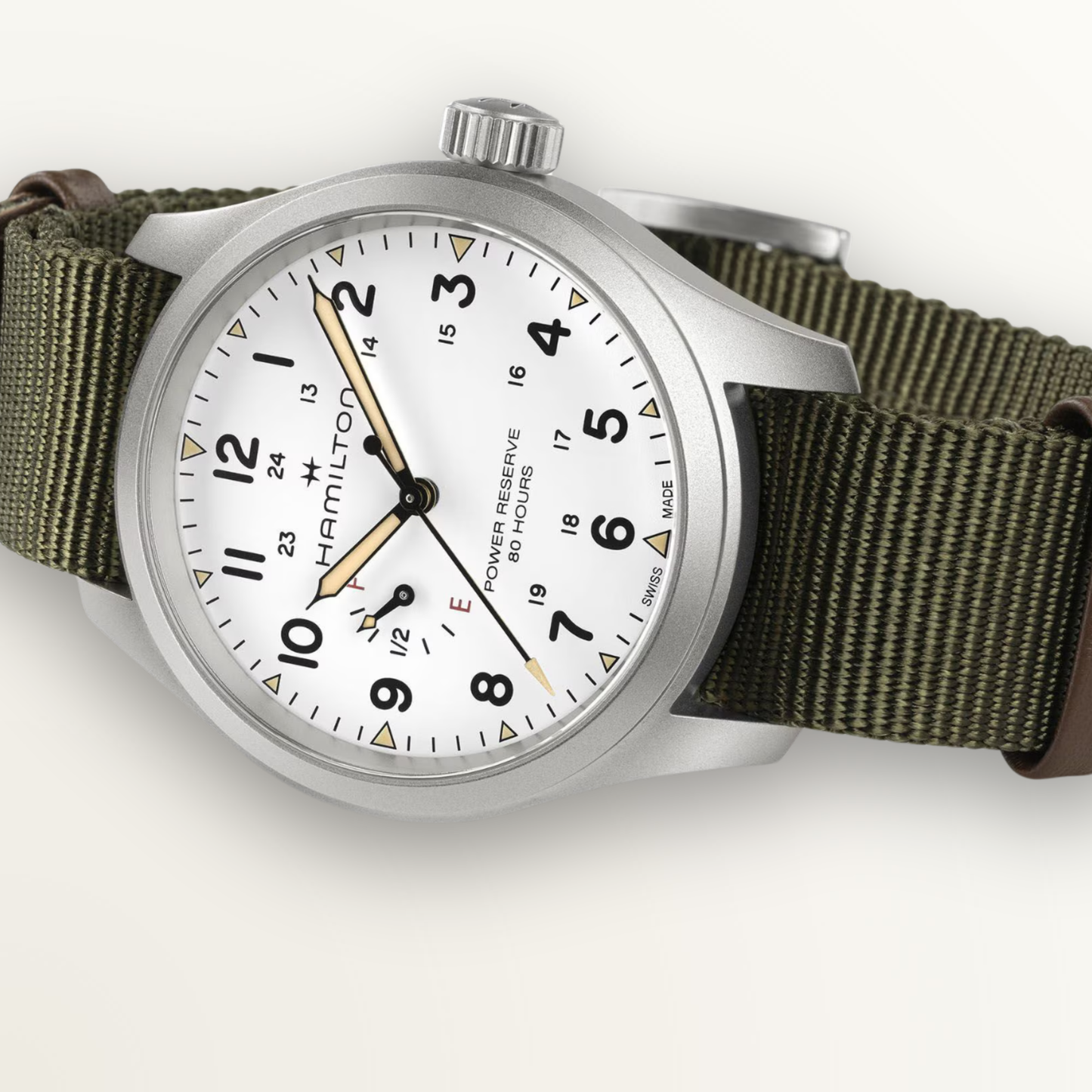 HAMILTON KHAKI FIELD MECHANICAL POWER RESERVE