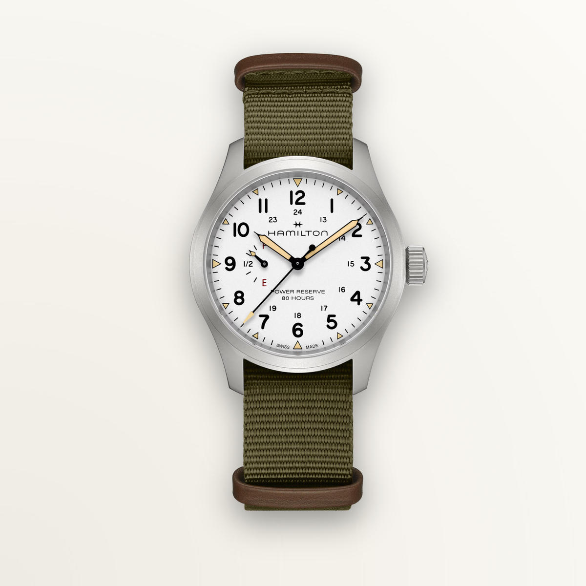 HAMILTON KHAKI FIELD MECHANICAL POWER RESERVE