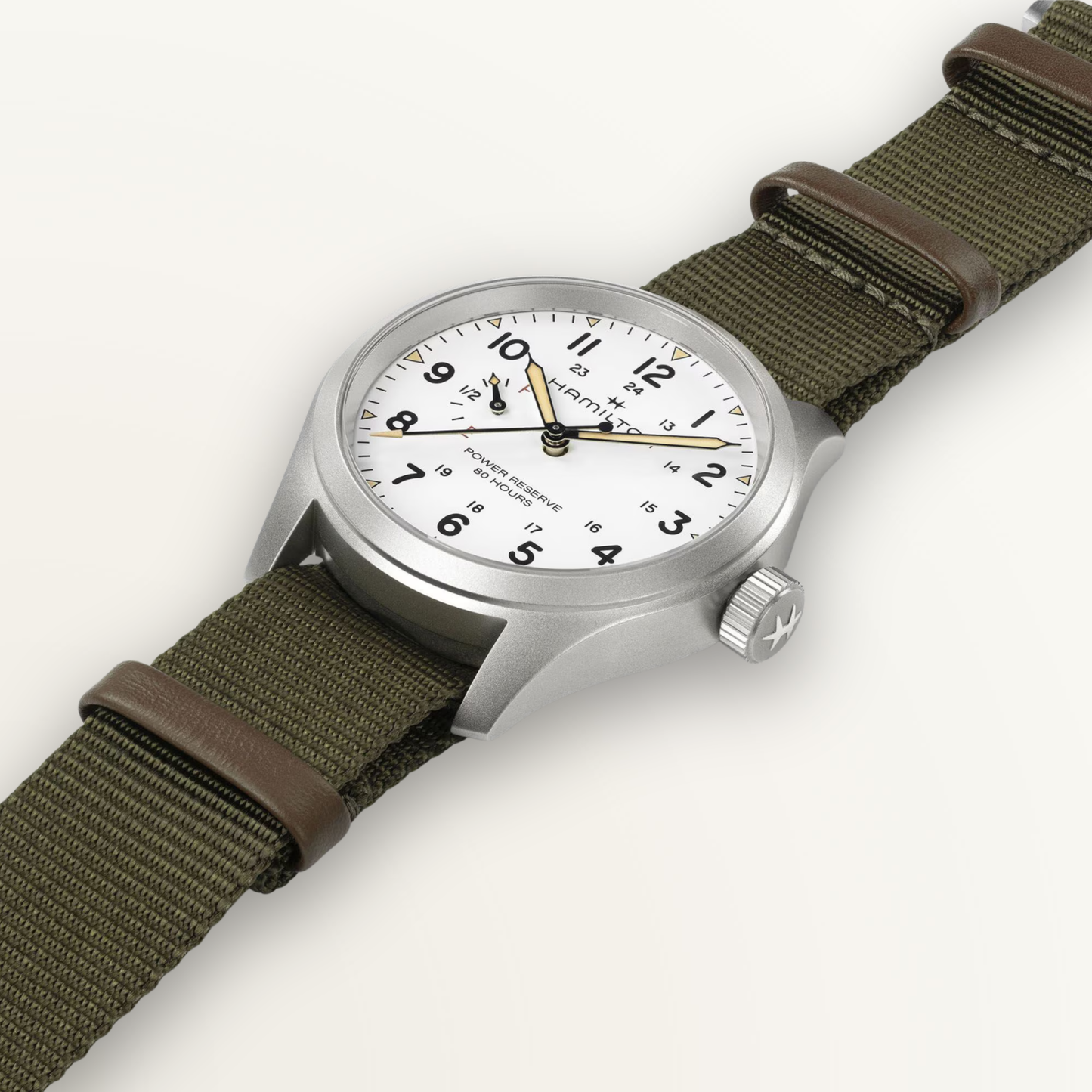 HAMILTON KHAKI FIELD MECHANICAL POWER RESERVE