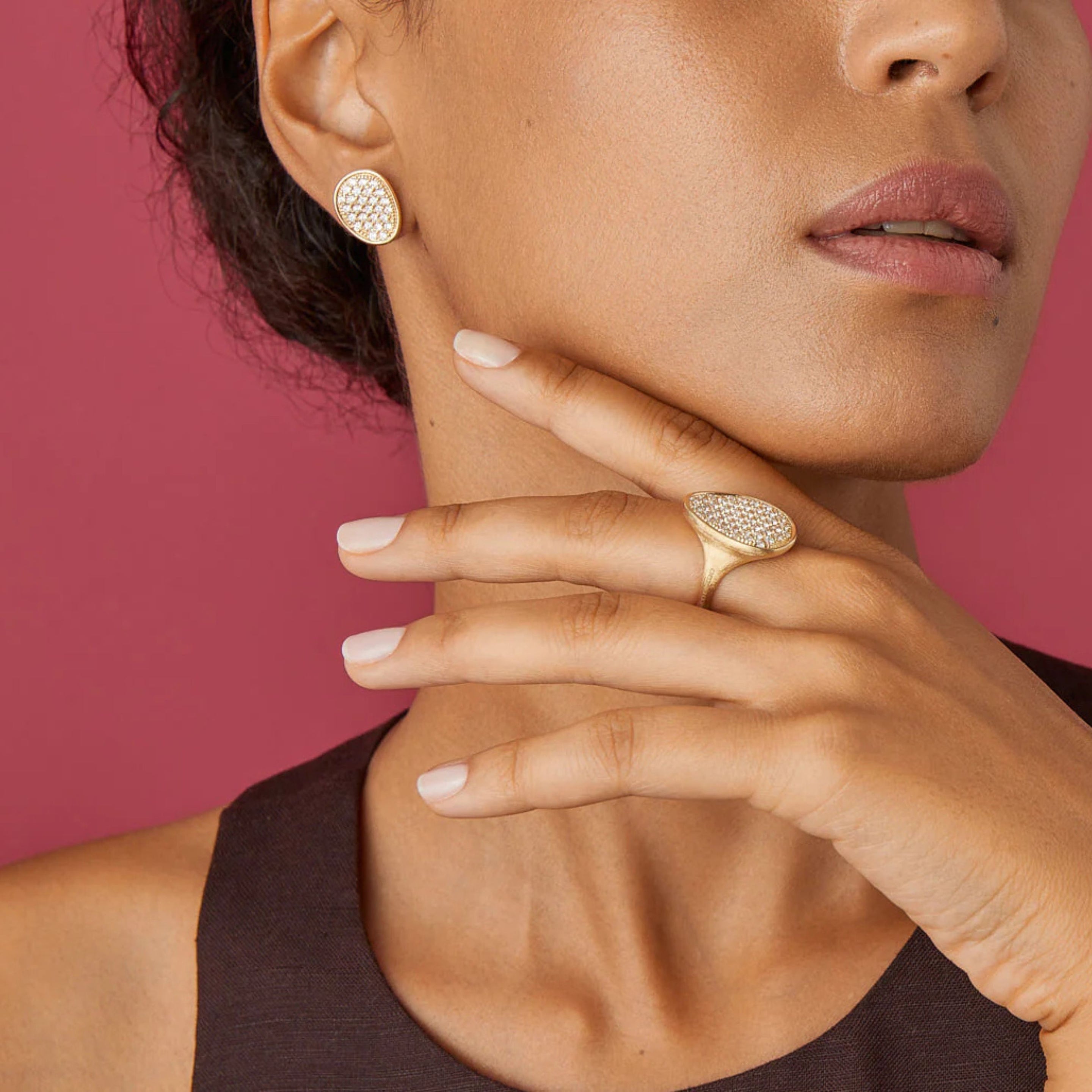 MARCO BICEGO PENDIENTES LUNARIA ALTA