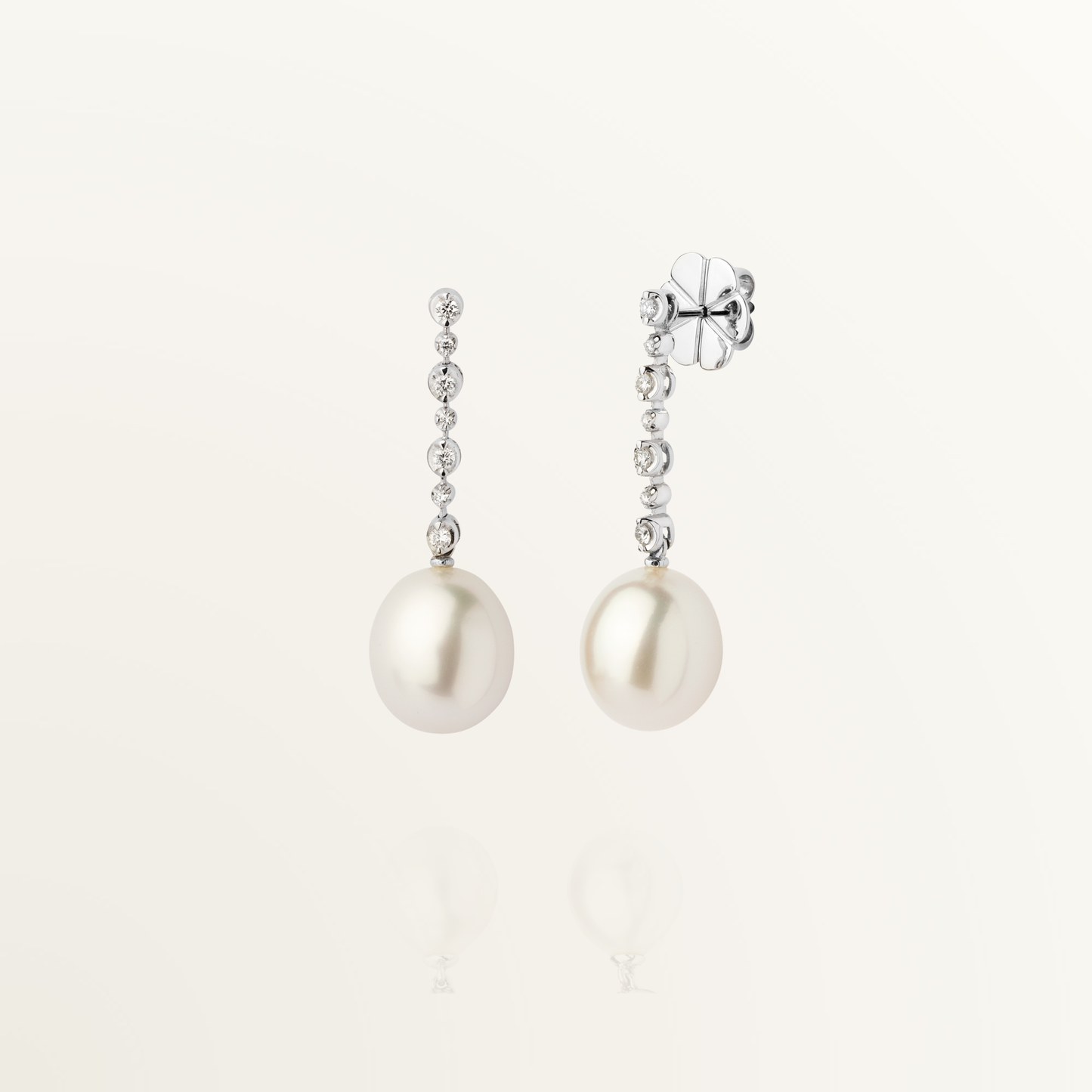 UNIÓN SUIZA PENDIENTES PERLAS