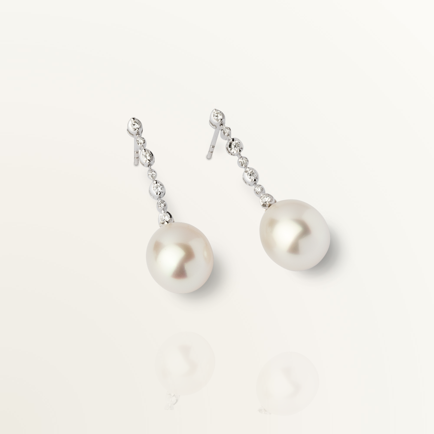 UNIÓN SUIZA PENDIENTES PERLAS