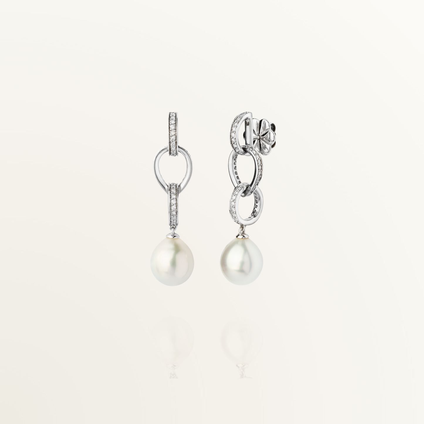 UNIÓN SUIZA PENDIENTES PERLAS