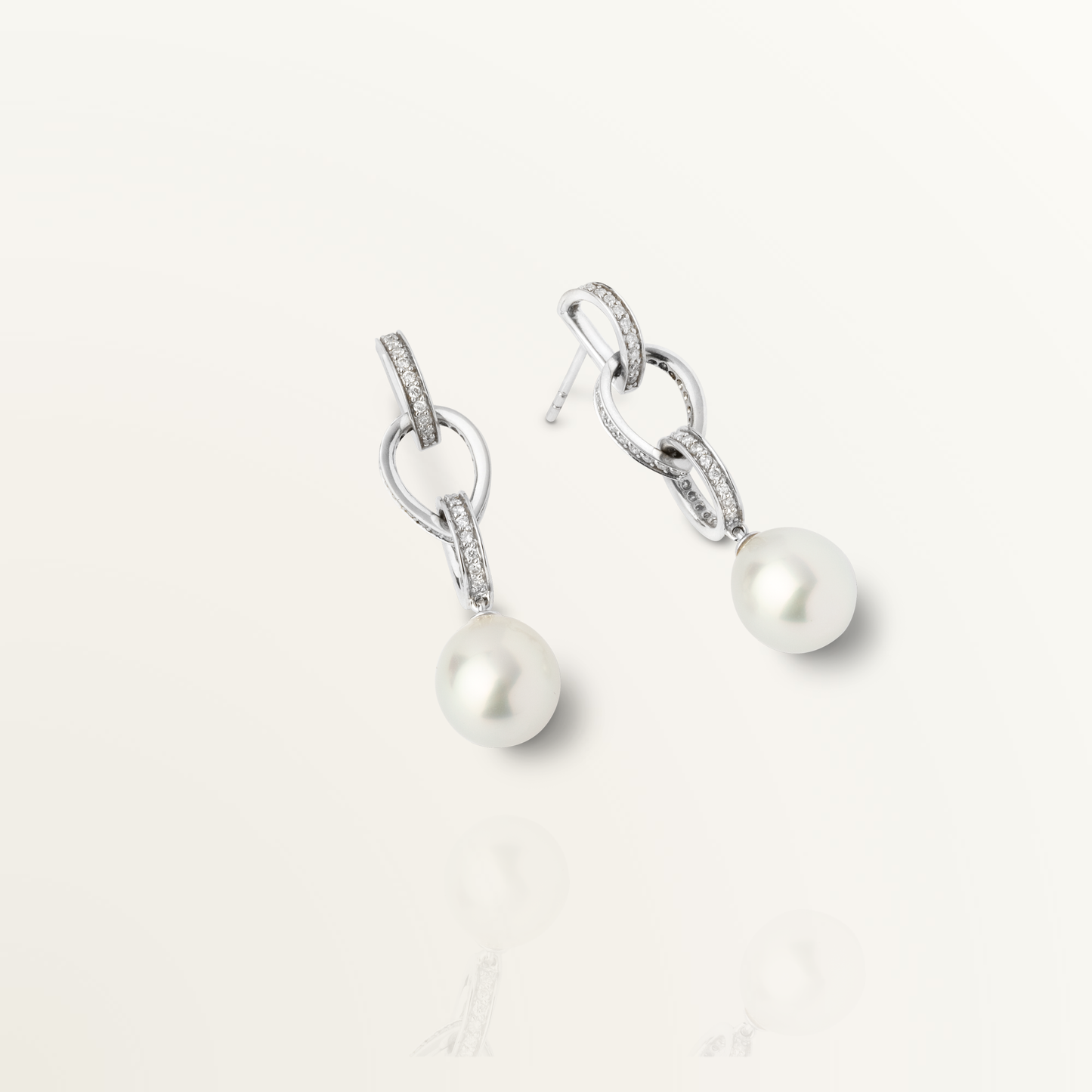 UNIÓN SUIZA PENDIENTES PERLAS