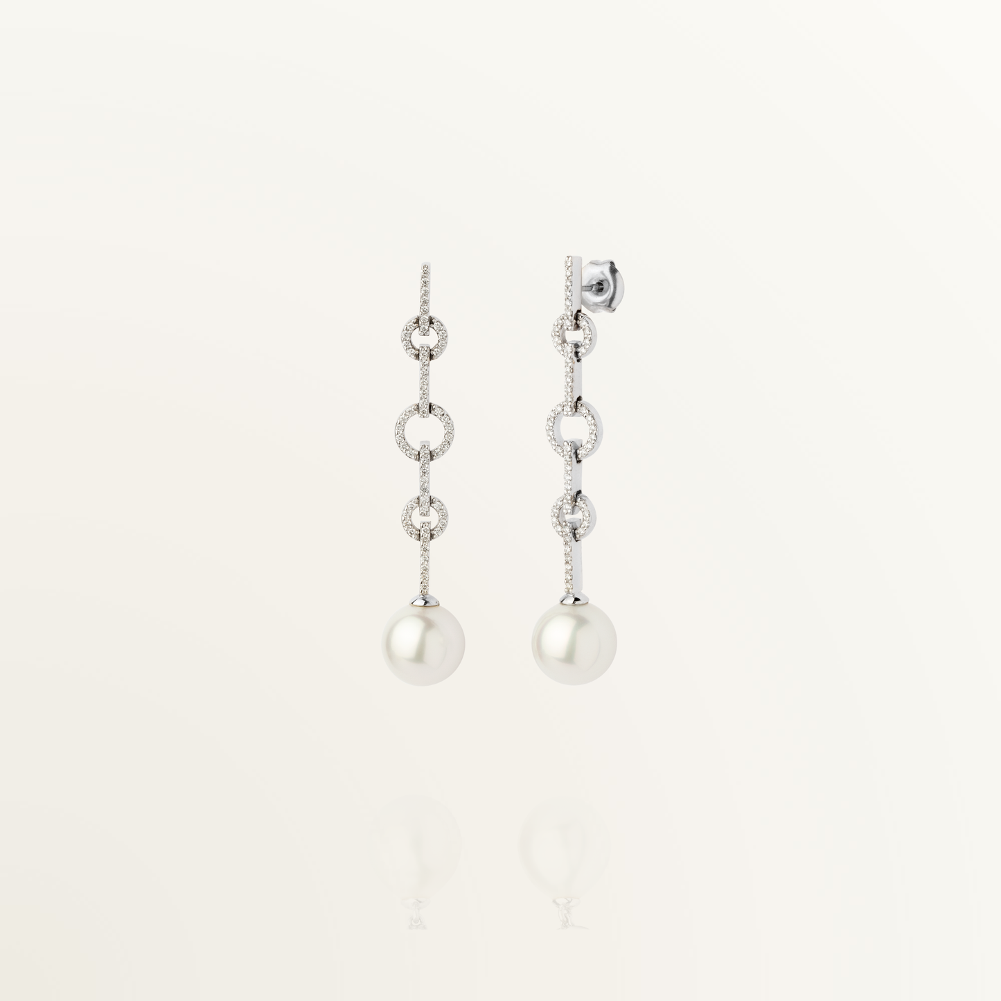 UNIÓN SUIZA PENDIENTES PERLAS